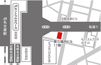 名古屋医院　地図